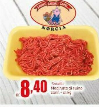 Elite Savelli Macinato Di Suino offerta