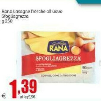 Elite Giovanni Rana - Lasagne Fresche All'Uovo 250 G(ml) offerta