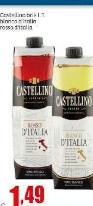 Castellino - Vino Bianco 1000 G(ml)