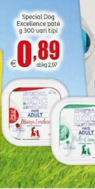 Elite Special Dog Excellence Pate 300 G offerta