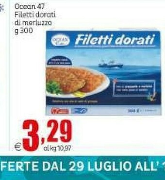 Ocean 47 Filetti Dorati Di Merluzzo 300 G