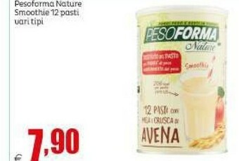Peso Forma - Smoothie 12 Pasti Con Mela E Crusca Di Avena 420 G(ml)
