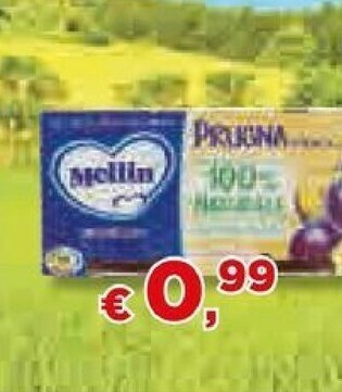 Metà Mellin O Fragola Merenda A Base Lattea 360 G(ml) offerta