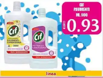Big Food Cif Pavimenti 900ml offerta