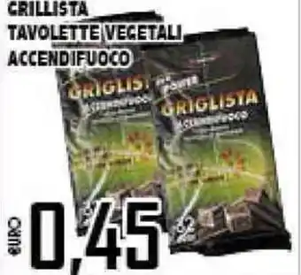 Griglista Tavolette Vegetali Accendifuoco