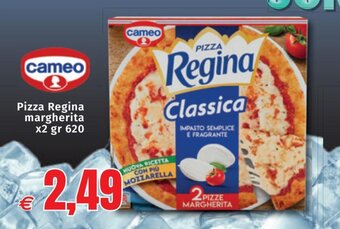 Mercati Alimentari Cameo Pizza Regina margherita x2 gr 620 offerta