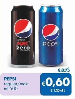 MD Discount Pepsi regular/ max offerta