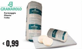 Mercati Alimentari Granarolo Formaggio filante offerta