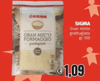 Sigma Gran misto grattugiato gr 100
