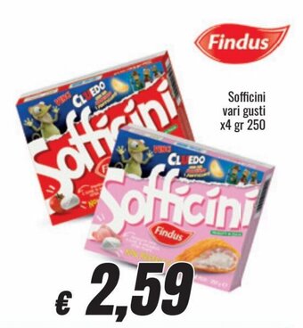 Mercati Alimentari Findus Sofficini vari gusti x4 gr 250 offerta