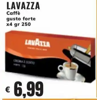 Mercati Alimentari Lavazza Caffè gusto forte x4 gr 250 offerta