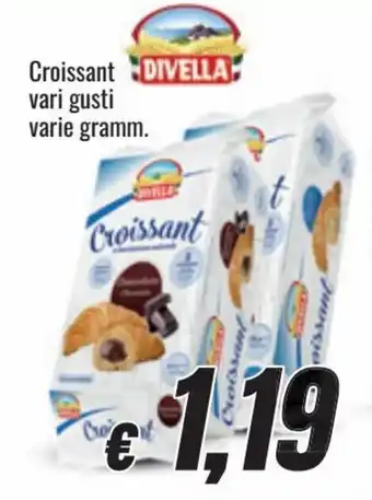 Mercati Alimentari Divella Croissant vari gusti varie gramm. offerta