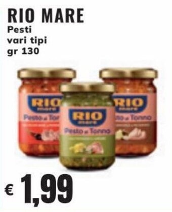 Mercati Alimentari Rio Mare Pesti vari tipi gr 130 offerta