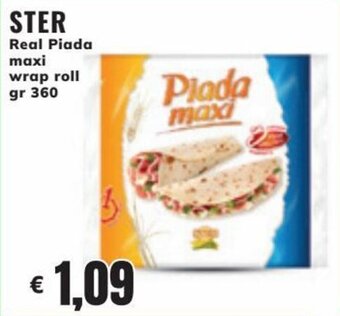 Mercati Alimentari Ster Real Piada maxi wrap roll gr 360 offerta
