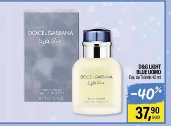Caddy's D&G Light Blue Uomo Eau de Toilette 40 ml offerta