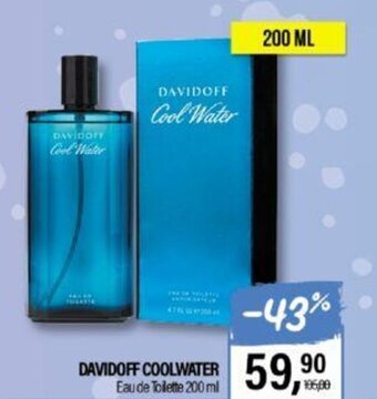 Caddy's Davidoff Coolwater Eau de Toilette 200 ml offerta