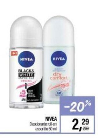 Caddy's Nivea Deodorante roll-on assortito 50 ml offerta