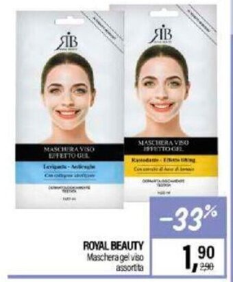 Caddy's Royal Beauty Maschera gel viso assortita offerta