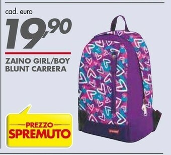 Carrera Blunt Boy Zaino Zaino Scolastico Multicolore Poliestere