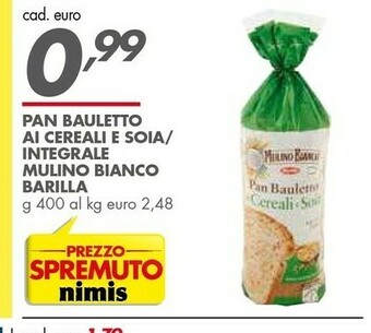 Italmark Mulino Bianco Pan Bauletto 400 G(ml) offerta