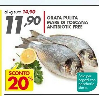 Italmark Orata Pulita Mare Di Toscana Antibiotic Free offerta
