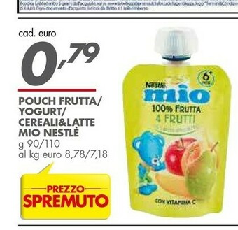 Italmark Nestlè Mio Pouch Frutta offerta