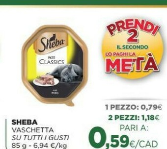 L´Isola dei Tesori Sheba Cibo per gatti offerta
