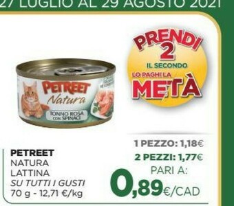 L´Isola dei Tesori Cibo per gatti offerta