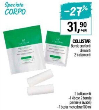 Caddy's Collistar Bende snellenti drenanti 2 trattamenti offerta