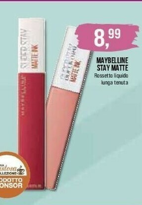 Lillapois Maybelline Rossetto offerta