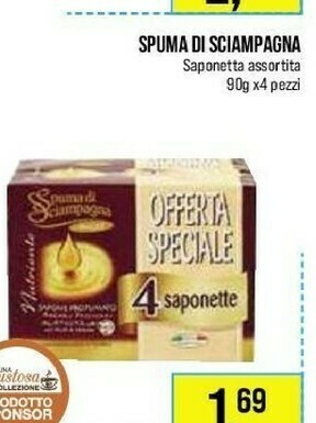 Lillapois Spuma di Sciampagna Sapone liquido offerta