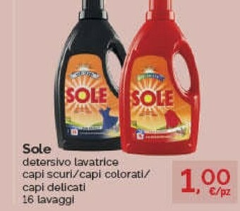Prodet Sole Detersivo lavatrice offerta