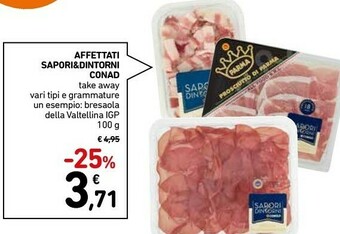 Conad Affettati Take Away offerta