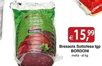 Docks Cash&Carry Bordoni Bresaola Sottofesa Igp offerta