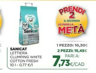 L´Isola dei Tesori Lettiera per gatti offerta