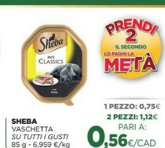 L´Isola dei Tesori Sheba Cibo per gatti offerta