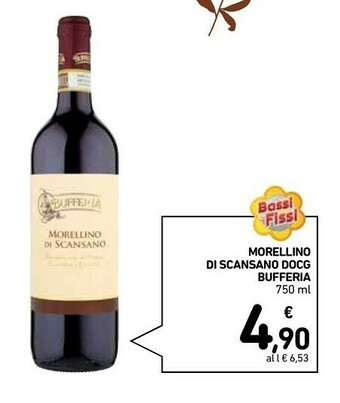 Conad Bufferìa Bufferia Morellino Di Scansano Docg offerta
