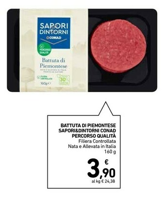 Conad Conad Battuta Di Piemontese offerta