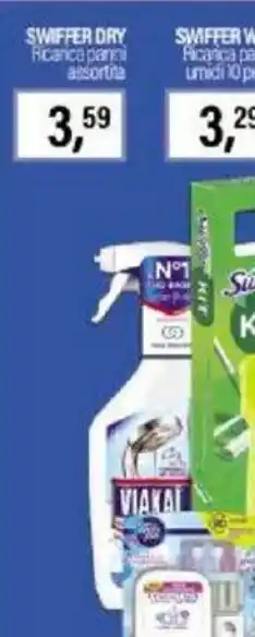 Swiffer Dry Ricarica panni assortita