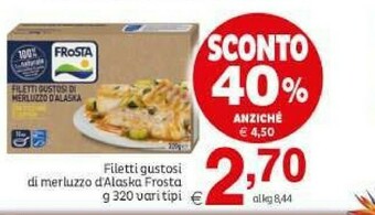 Elite Frosta Filetti di merluzzo offerta