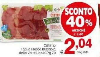 Elite Citterio Bresaola offerta
