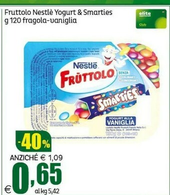 Elite Nestlè Fruttolo offerta