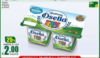Elite Osella Robiola offerta