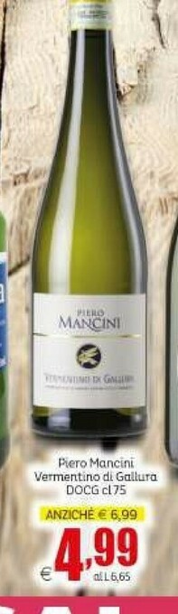 Elite Mancini Vino bianco offerta