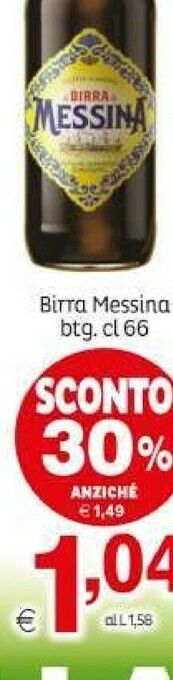 Elite Messina Birra offerta