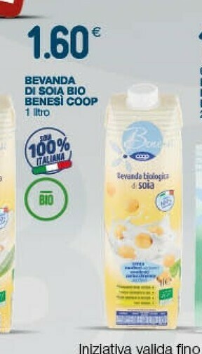 Superconti Coop Bevanda Di Soia Bio Benesi offerta
