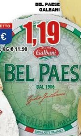 Vivo Supermercati Galbani Formaggio offerta