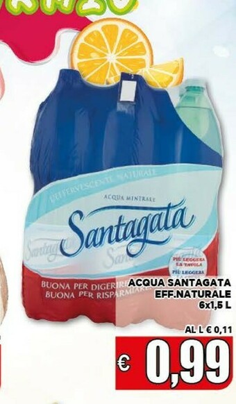 Vivo Supermercati Santagata Acqua offerta