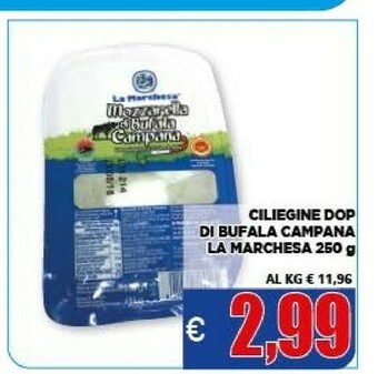 La marchesa Mozzarella di bufala