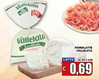 Vivo Supermercati Vallelata Mozzarella offerta